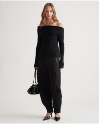Decjuba - Mariah Off Shoulder Knit Top