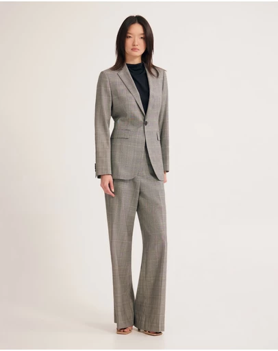 Oxford - Ebony Pure Wool Suit Jacket