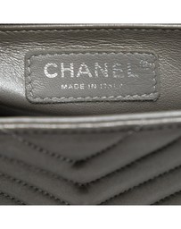 Pre-Loved by Azura Reborn - Pre-Loved Mini Square Classic Chevron Iridescent Calfskin Single Flap