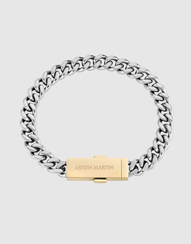 Aston Martin - UCD Rhodium & Yellow Gold-Tone Chain Bracelet