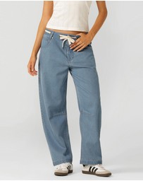 Lorna Jane - Off Duty Vintage Wash Denim Pants