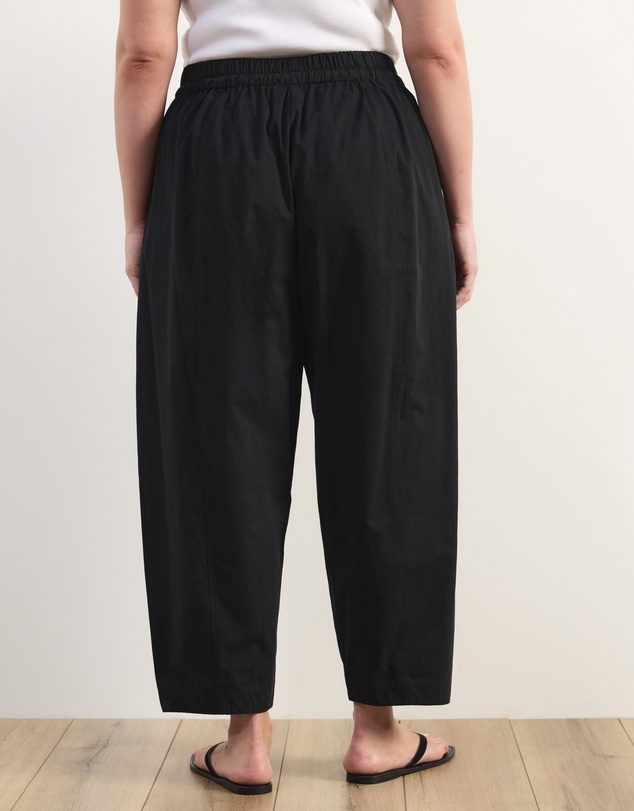 Atmos&Here Curvy - Sienna Cotton Barrel Leg Pants