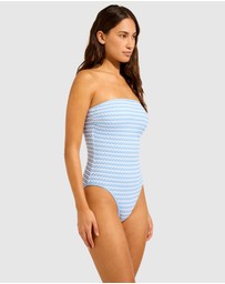 Seafolly - Mesh Effect DD Bandeau One Piece Swimsuit