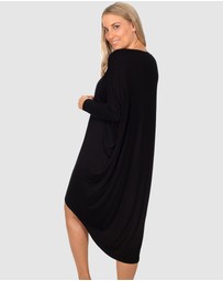 B Free Intimate Apparel - Bamboo Long Sleeve Tunic Dress