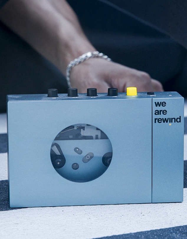 We Are Rewind - We Are Rewind Portable Cassette Player & Recorder - Kurt, Blue