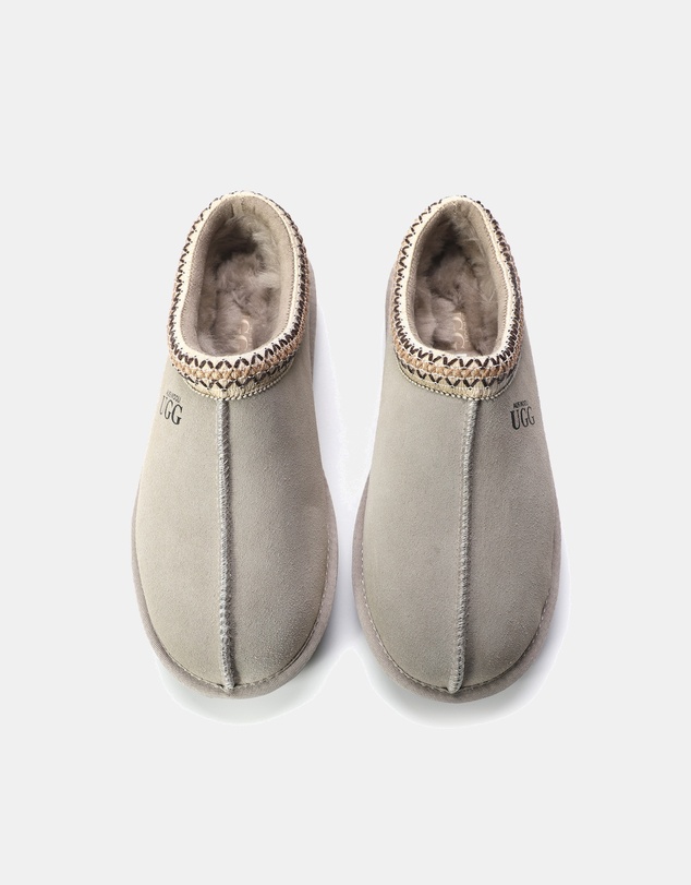 AusWooli Ugg Boots - Croydon Sheepskin Ankle Braid Slippers