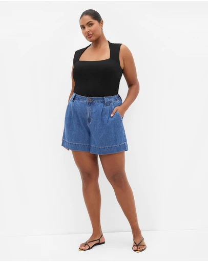City Chic - Lia Denim Short