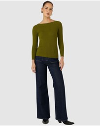 SACHA DRAKE - Claire Knit In Olive