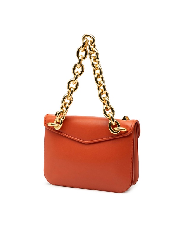 Pre-Loved by Azura Reborn - Pre-Loved Small Leather Mount Envelope Chain Bag