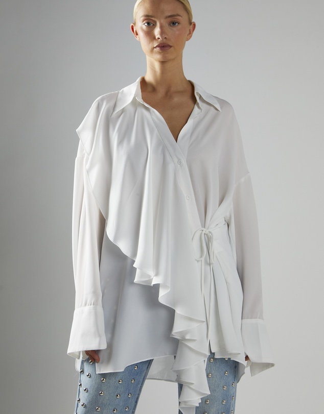 Glamorous - Oversized Frill Shirt