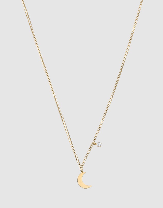 Luna Rae - Solid Gold - Luna Diamond Necklace