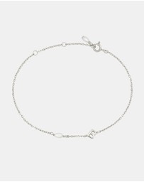 SAINT VALENTINE - Pearl Letter Bracelet - Silver