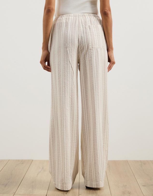 Atmos&Here - Tenley Stripe Wide Leg Pants