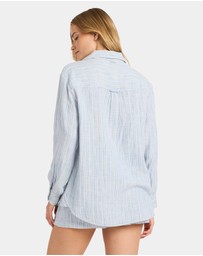 Billabong - Womens Wanderer Printed Long Sleeve Shirt