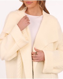 Petal & Pup - Nova Long Cardigan - Cream