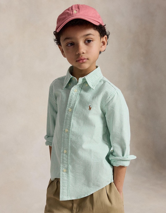 Polo Ralph Lauren - Striped Cotton Oxford Shirt - Kids