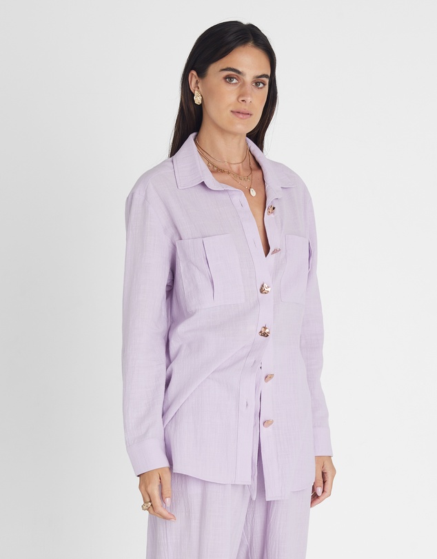 Heaven Australia - Amethyst Boyfriend Shirt