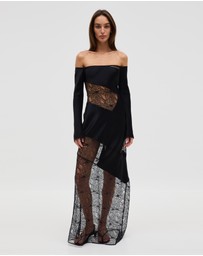 Third Form - Inhale Panel Off Shoulder Dress