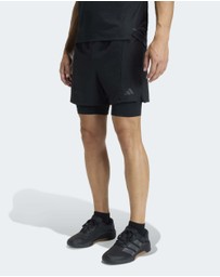 adidas Performance - D4T WORKOUT 2IN1 SHORTS Mens