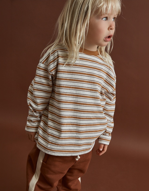 Rhythm - Vintage Stripe LS T-Shirt - Kids