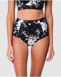 UNE PIECE - Never Say Never High-Waisted Bikini Bottom