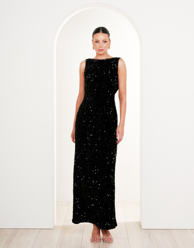 Pilgrim - Zanthe Boat Neck Gown