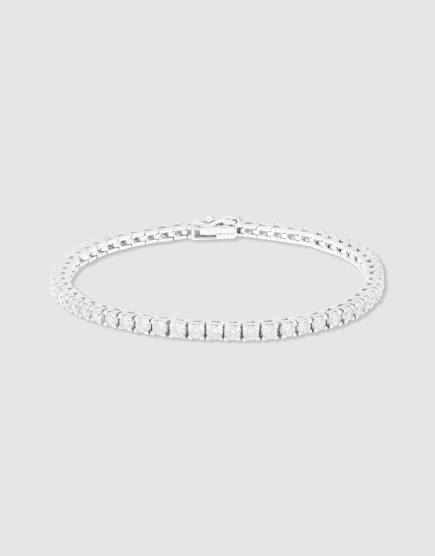 Wanderlust + Co - Pave 925 Sterling Silver Tennis Bracelet