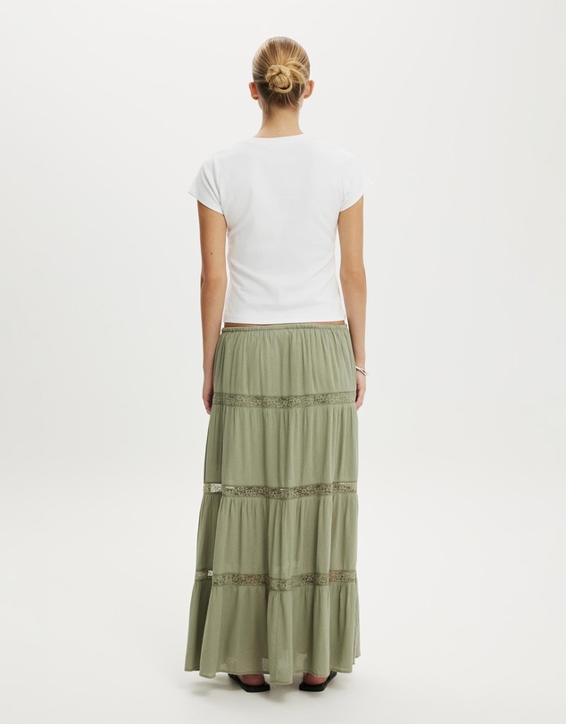 Cotton On - Haven Multi Tiered Maxi Skirt