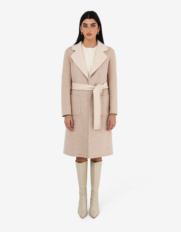Forcast - Camille Wool Tie Coat
