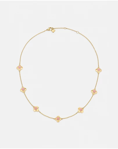 Daniel Wellington - North Star Necklace 7 Small Apricot Enamel