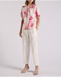 David Lawrence - Argon Linen Blend Blouse