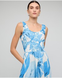 Staple the Label - Leilani Shirred Midi Dress