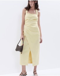 UNISON - Linen Halter Dress