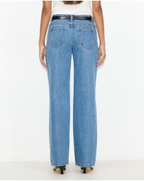 Dazie - Rome Baggy Low Rise Denim Jeans