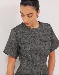 Calli - Henderson Tweed Mini Dress