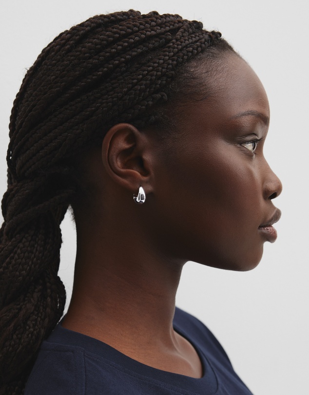Country Road - Small Bubble Hoop Earring