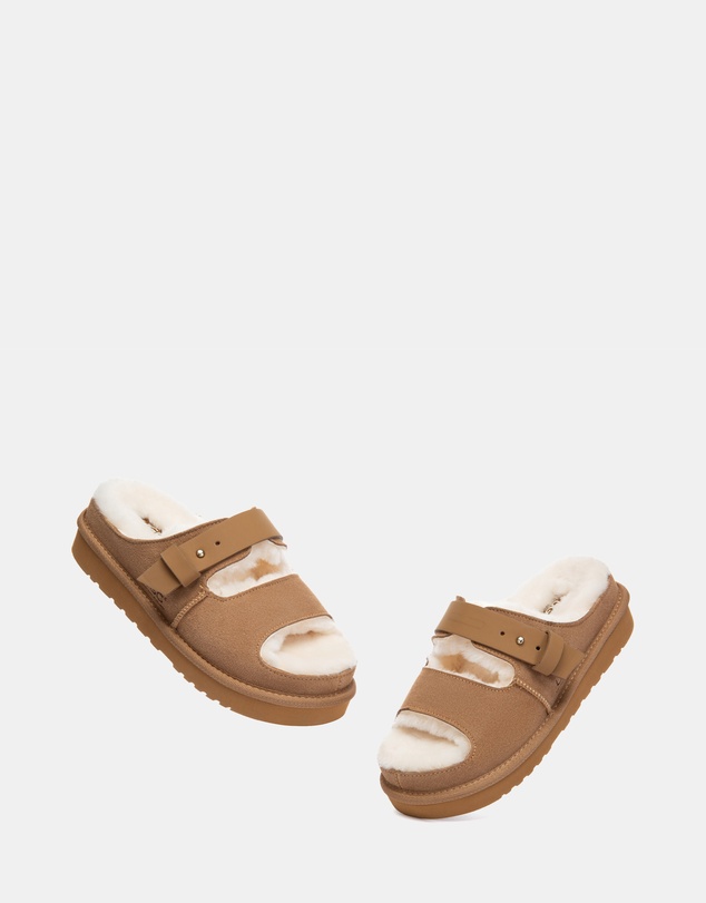 EVERAU - Australian Shepherd Ugg Clava Cow Suede Upper Loafer Oxfords Flats