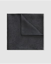 Politix - Silk Paisley Jacquard Pocket Square