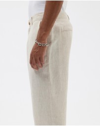 AERE - Relaxed Leg Tailored Linen Pants