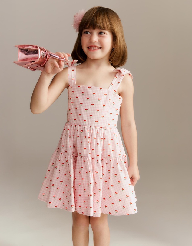 Bardot Junior - Suki Cherry Mini Dress - Kids-Teens
