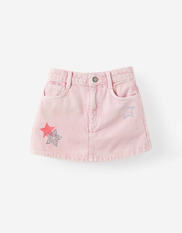 Cotton On Kids - Alayna Aline Denim Skort