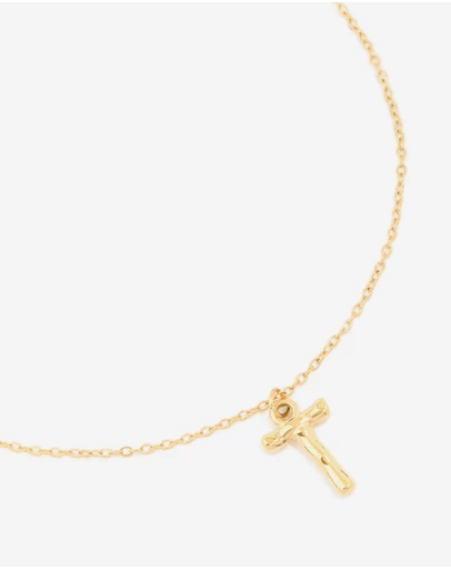 Lovisa - Waterproof Gold Plated Stainless Steel Bamboo Letter T Necklace