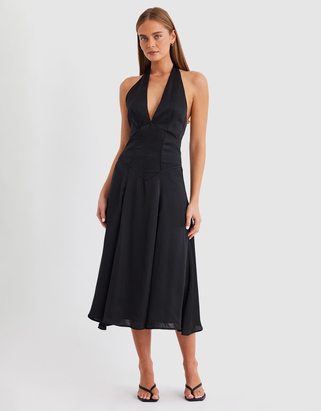 SNDYS - Evelyn Halter Midi Dress