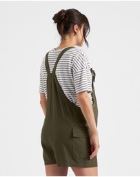 Ripe Maternity - Terry Linen Playsuit