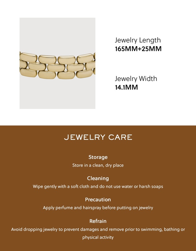 Fossil - Arden Gold Tone Bracelet