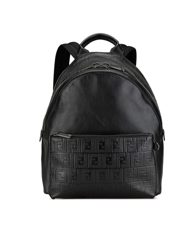 Pre-Loved by Azura Reborn - Pre-Loved Vitello Grace Zucca Embossed Leather Backpack