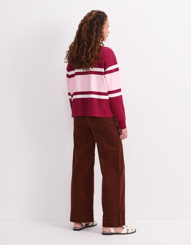 Sportscraft - Joanna Cropped Rugby Shirt