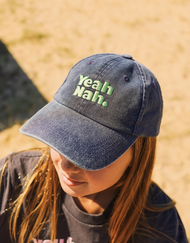 Skwosh - Kids Yeah Nah Cotton Cap in Navy