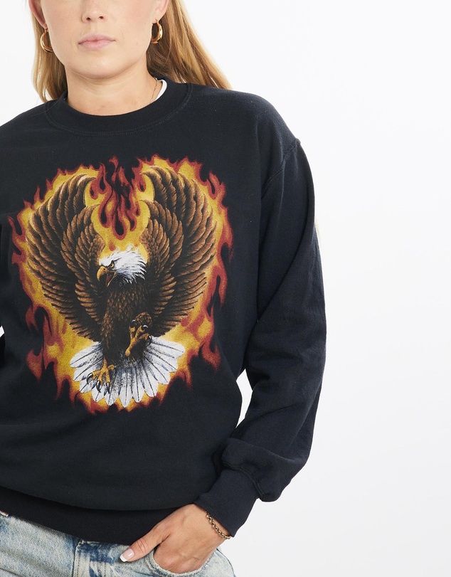 Vintage by The Real Deal - Pre Loved - Vintage Eagle Wildlife Sweatshirt