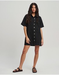 ST MRLO - Denim Shirt Dress